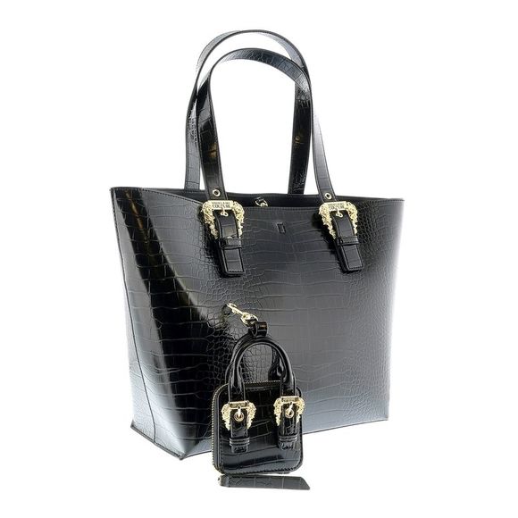 Versace Jeans Collection Bags Versace Jeans Couture Black Croc